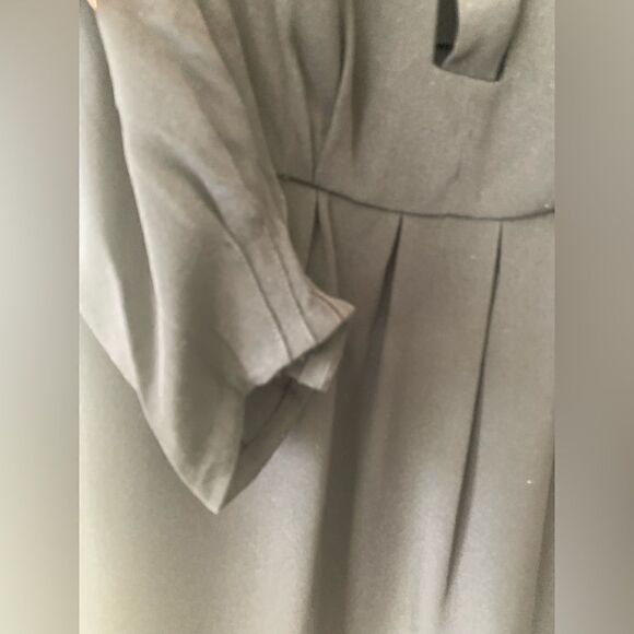 Mischen black long sleeved silk dress size 4 - Picture 7 of 8
